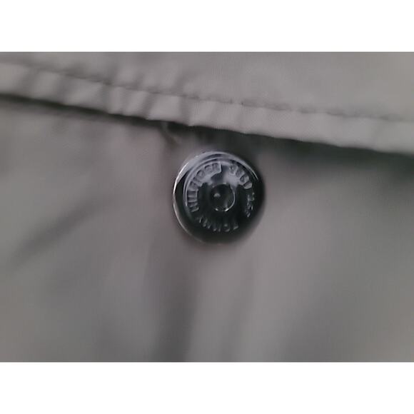 Tommy Hilfiger Men L Vtg Full Zip Jacket Green Military Nylon Limited Issue - Picture 8 of 16